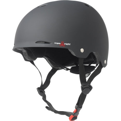 Triple 8 Gotham Helmet Black Rubber