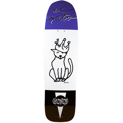 Hosoi Skateboards EL Gato Crown Deck - 9"x32.75"