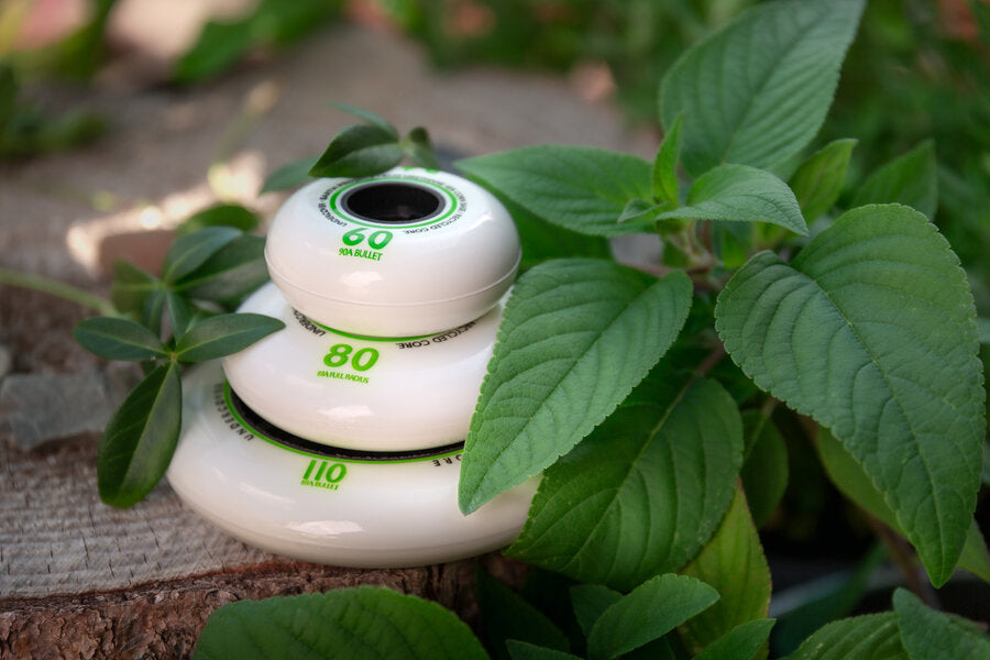 UC Earth Inline Wheels 80mm 88a White 4 Pack