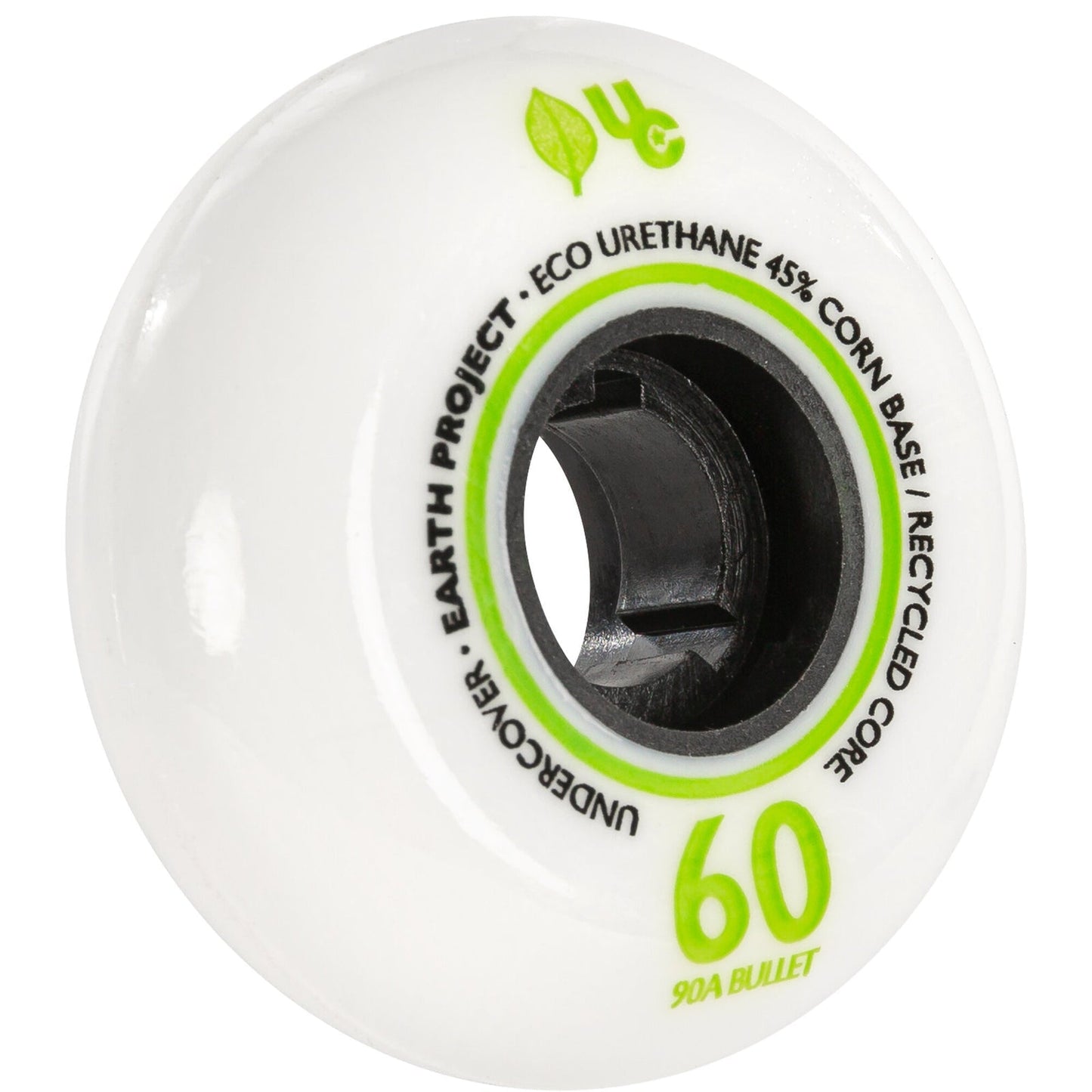 UC Earth Inline Wheels 60mm 90a White 4 Pack