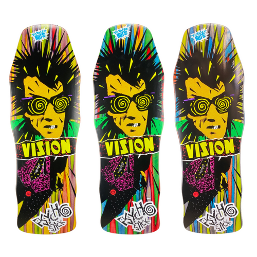 Vision Original Psycho Stick Swirl Limited Deck - 10" x 30"