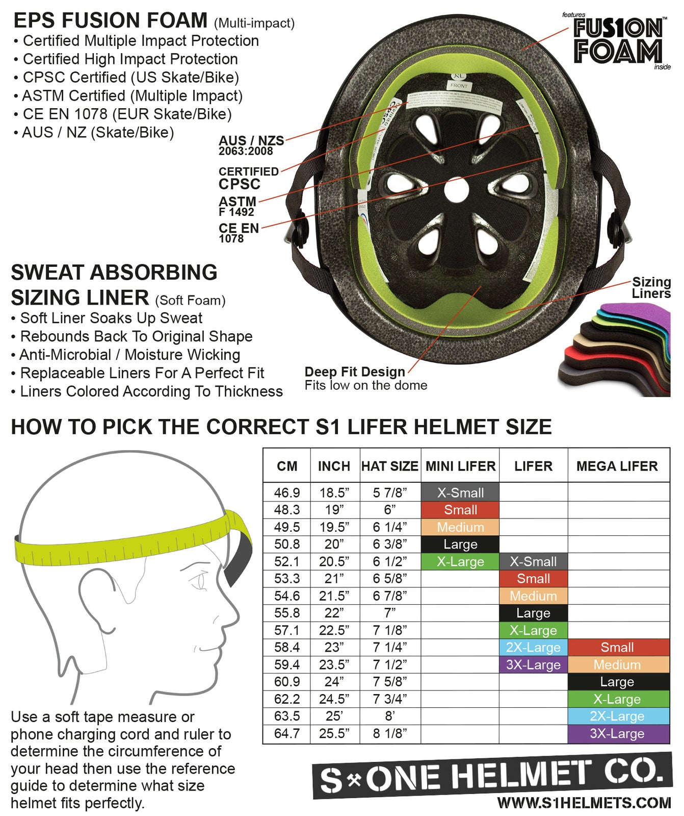 S1 Lifer Helmet Silver Glitter