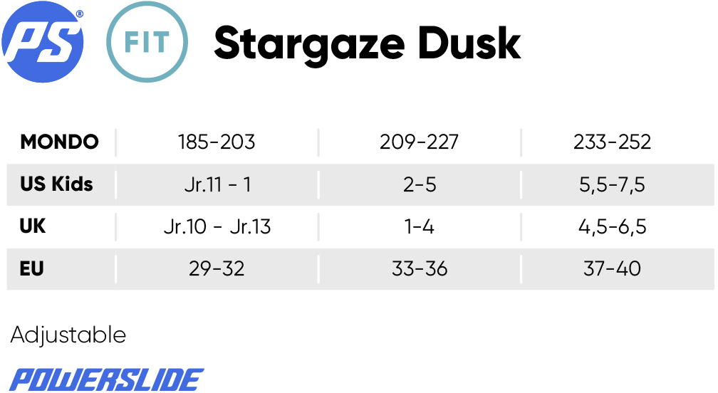 Powerslide Stargaze Dusk Adj. Inline Skates