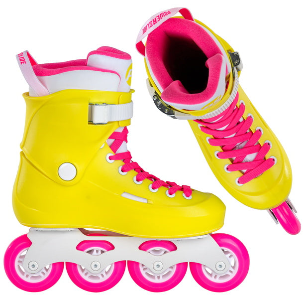 Powerslide Zoom Neon Yellow 80 Inline Skates