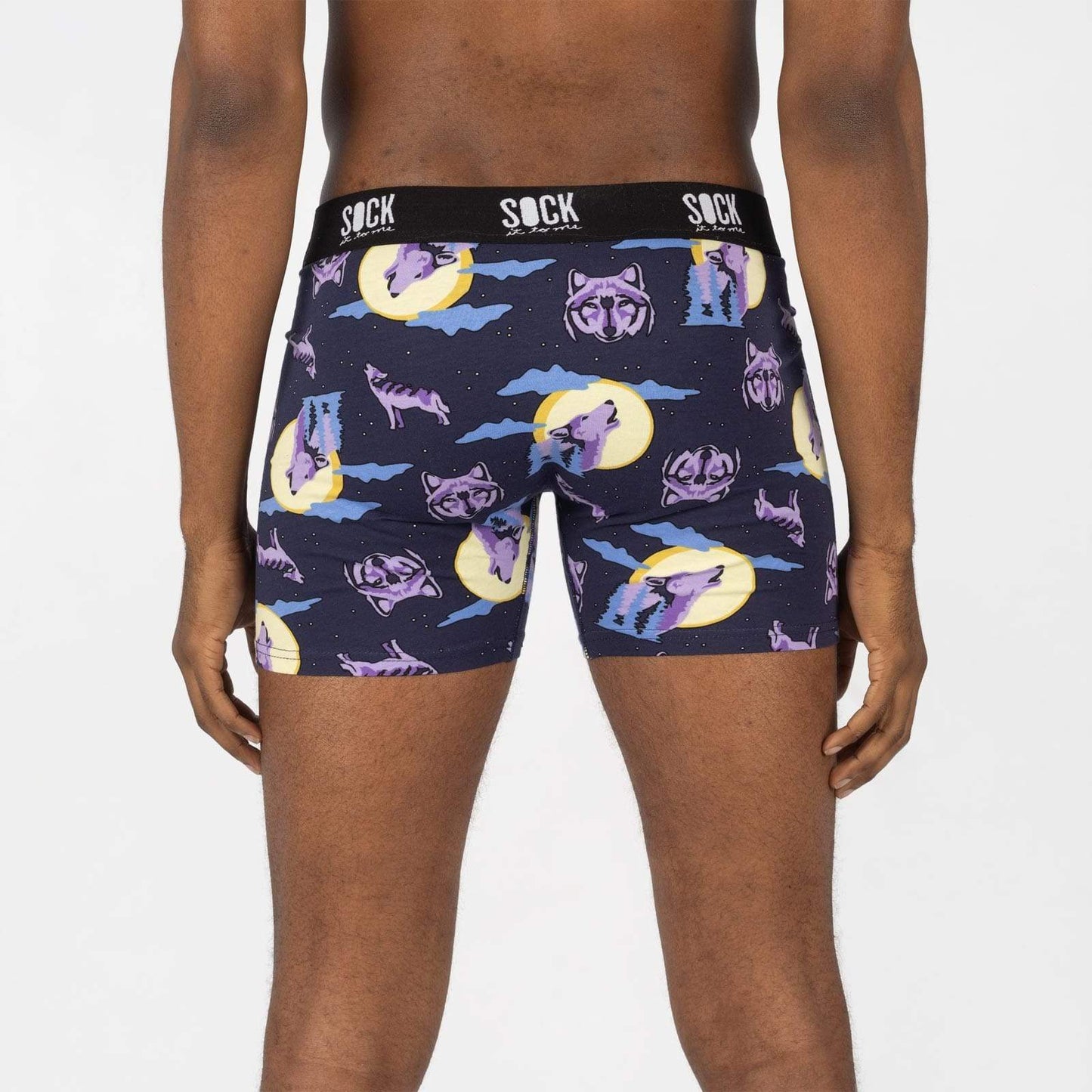 Sock it to Me 6 Wolf Moon Mens Boxers