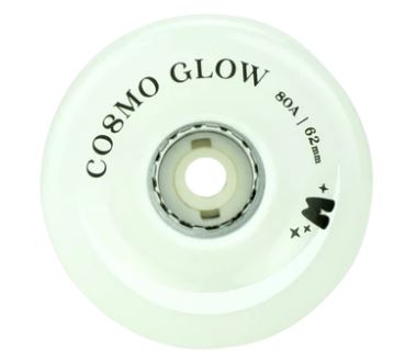 Moxi Cosmo Glow Wheels 62mm 80a 4 Pack