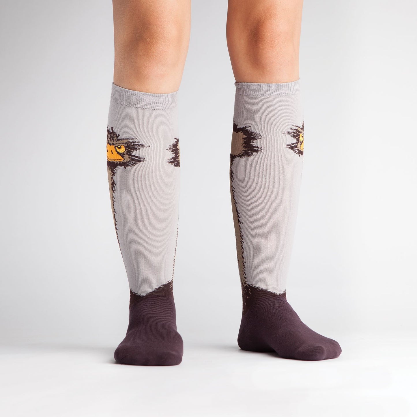 Sock it to Me Ostrich Knee High Socks