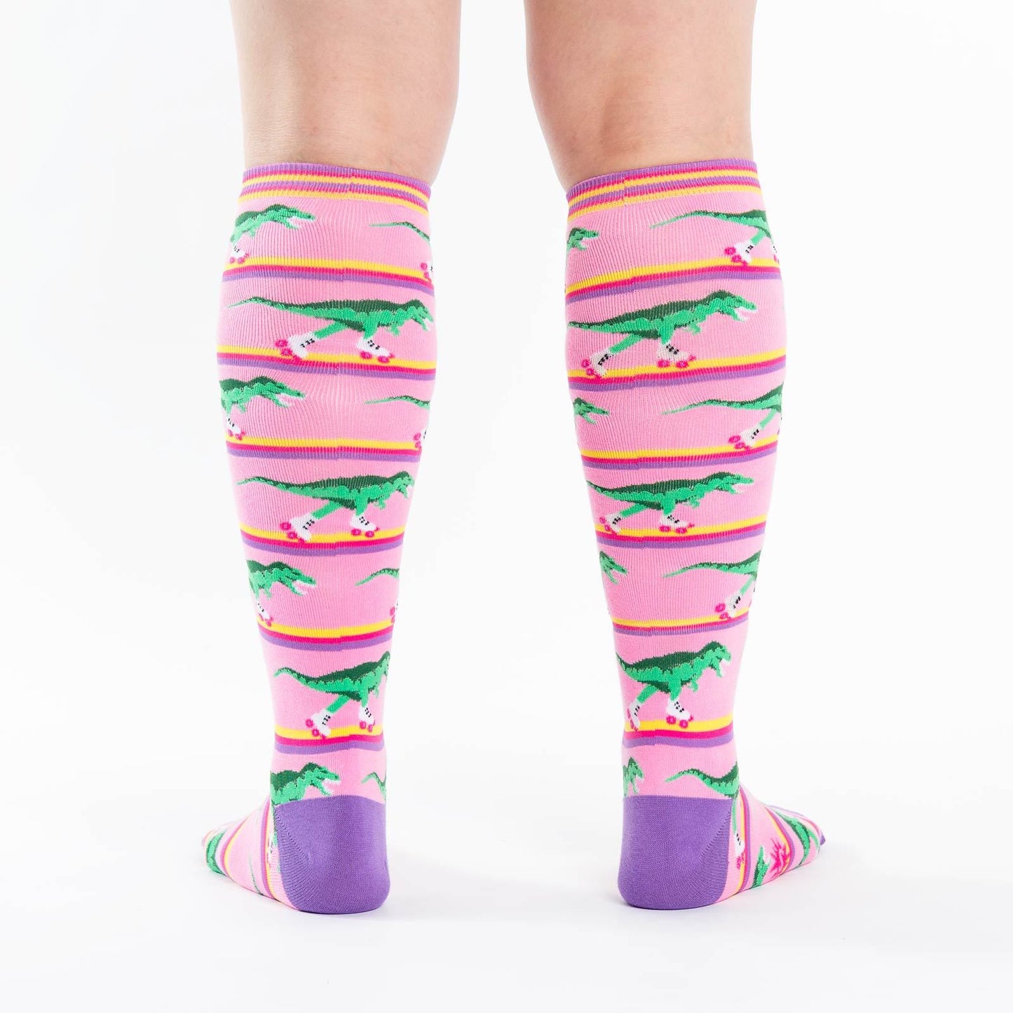 Sock it to Me Rawr-ler Rink Knee High Socks