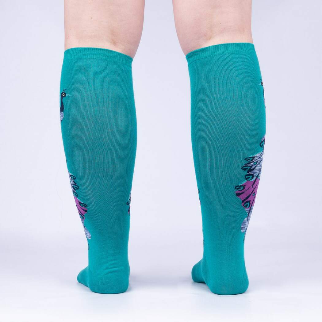 Sock it to Me A Fan-tastic Tail Knee High Socks