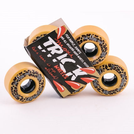 Riedell Moxi Trick Wheels 55mm 97a Leopard 4 Pack