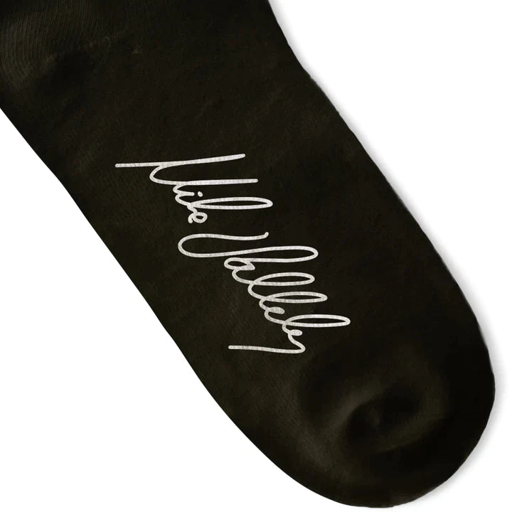 SOCCO Mike Vallely Bolt | Black Mid Socks