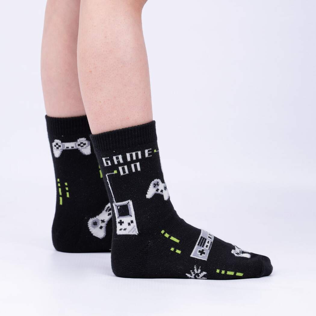 Sock it to Me Game On Youth Crew Socks 3-Pack