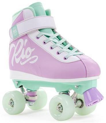 Rio Roller Milkshake Mint Berry Roller Skates (Purple/Grn)