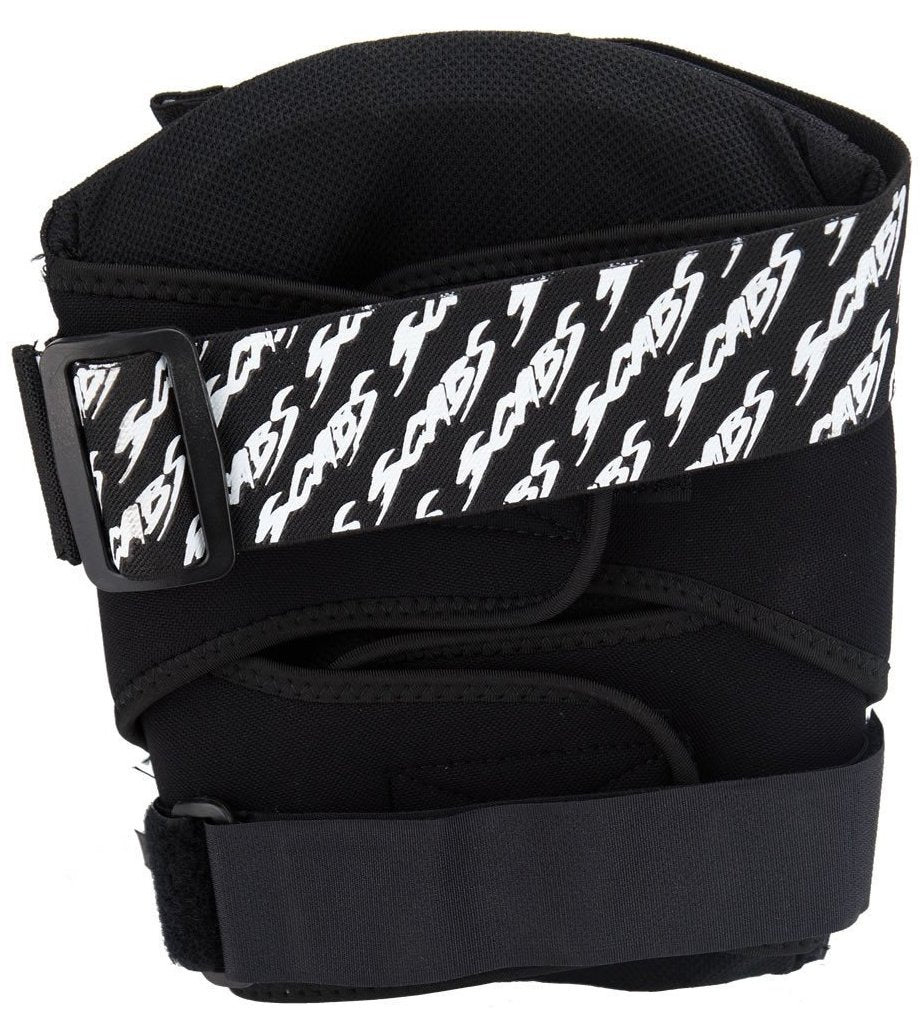 Smith Scabs Skate Knee Pad Black w Black Caps