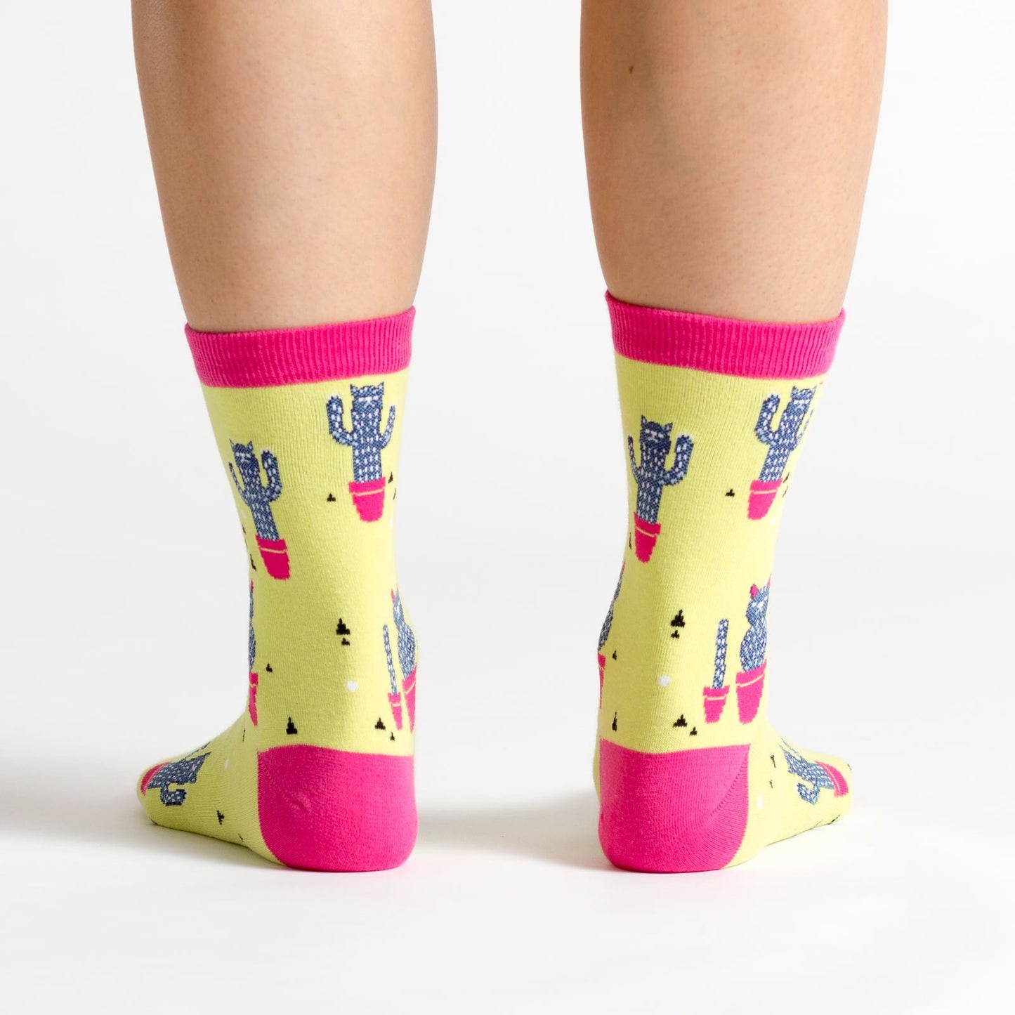 Sock it to Me Catcus Womens Crew Socks