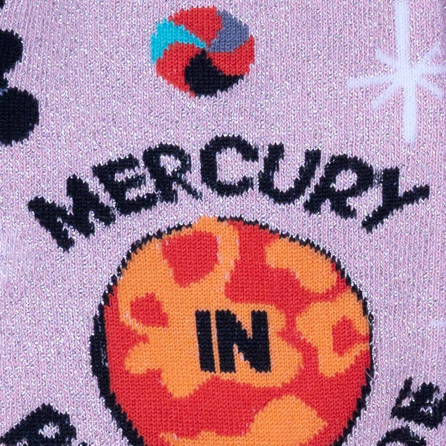 Sock it to Me Mercury in Retrograde Womens Crew Socks