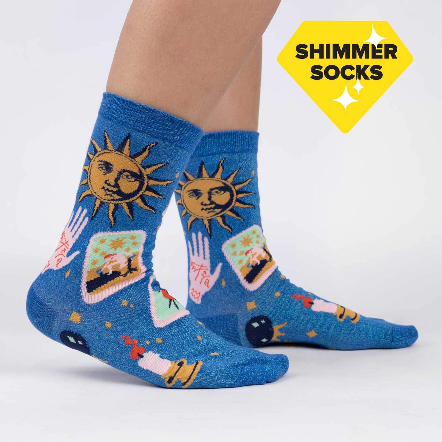 Sock it to Me It's in the Cards Womens Crew Socks