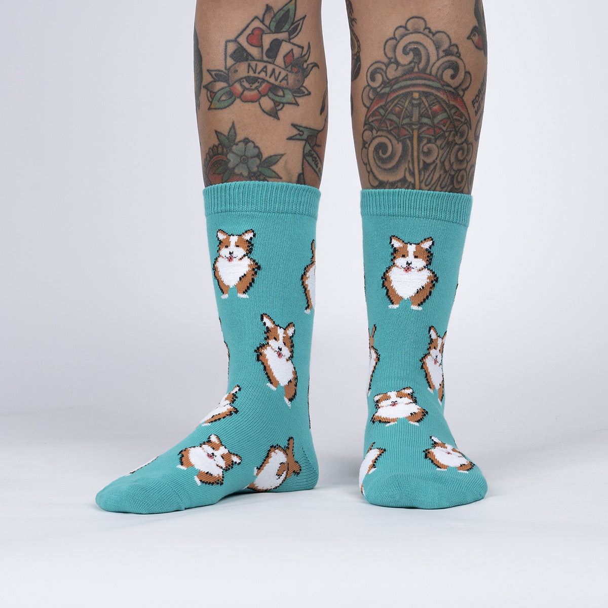 Sock it to Me Nothin' Butt Corgi Womens Crew Socks