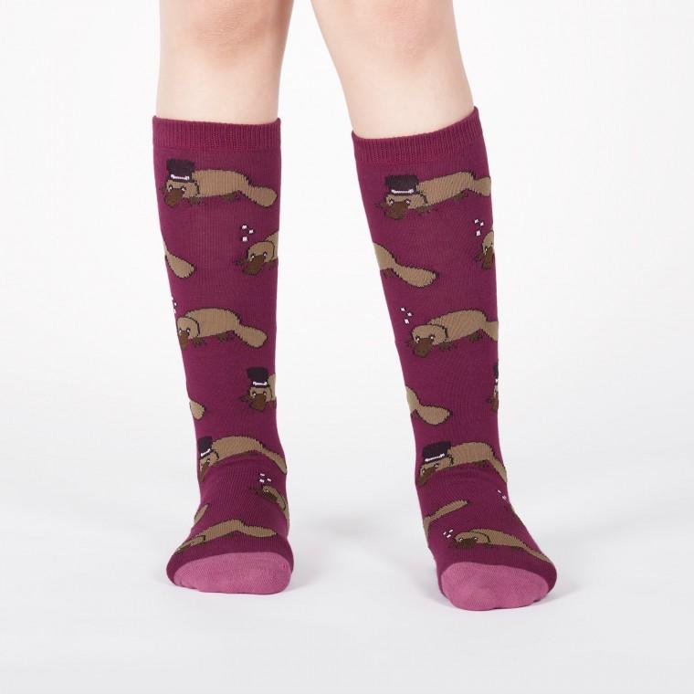 Sock it to Me Plati-tude Junior (aged 7-10) Knee High Socks