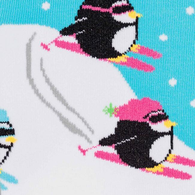 Sock it to Me Downhill Penguins Knee High Socks