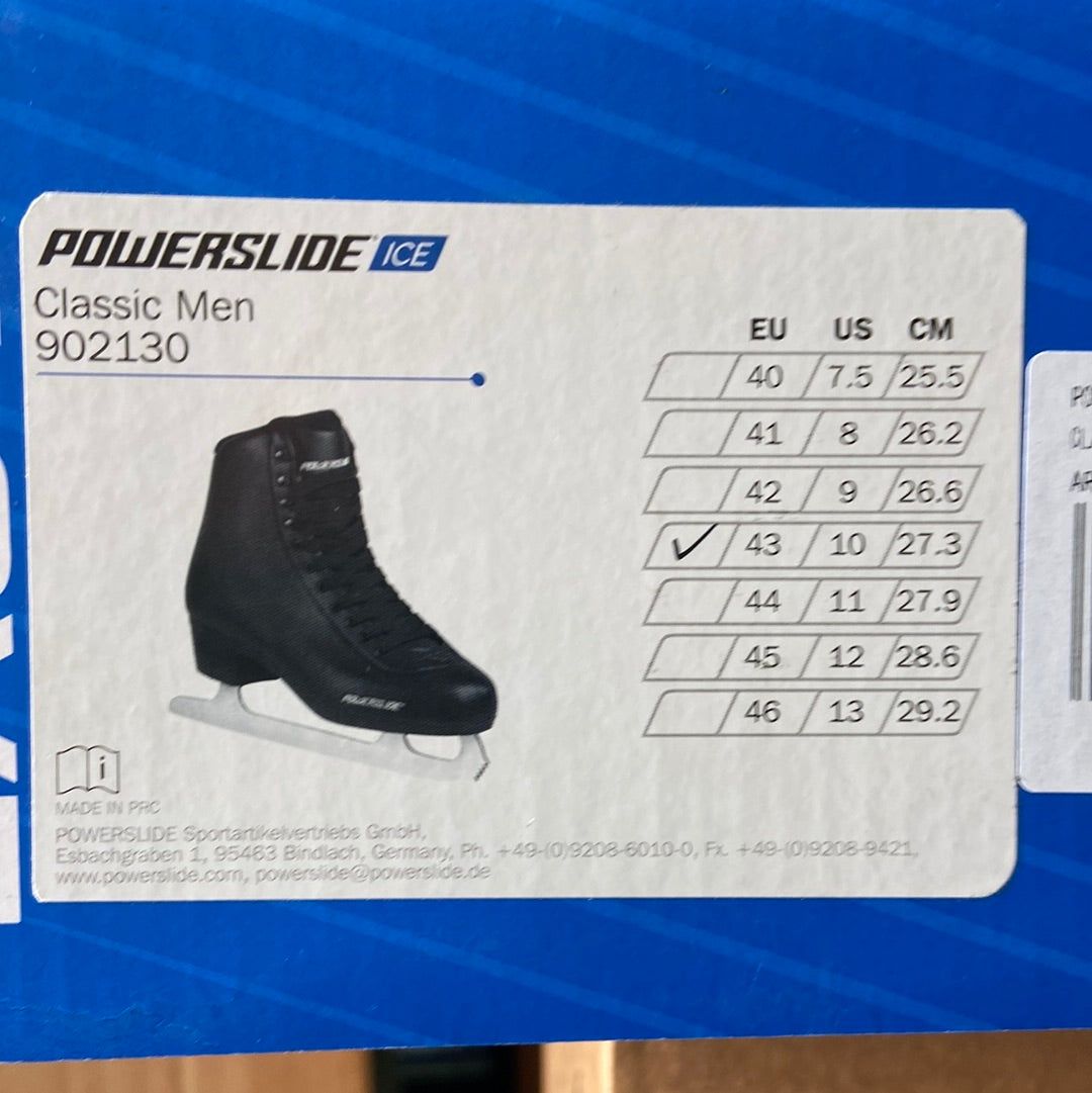 Powerslide Classic Mens Black Ice Skate
