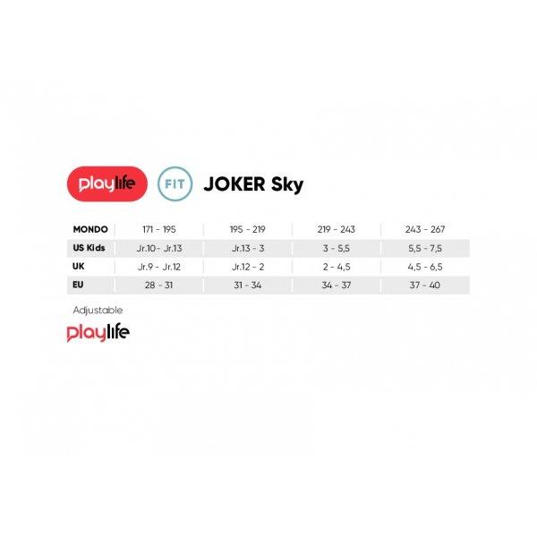 PlayLife Joker Yellow Adjustable Inline Skates