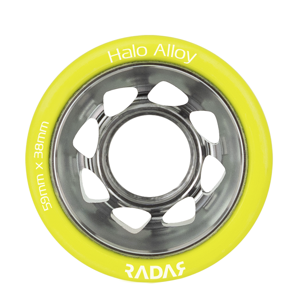 Radar Halo Alloy Wheels 59mm 4 Pack