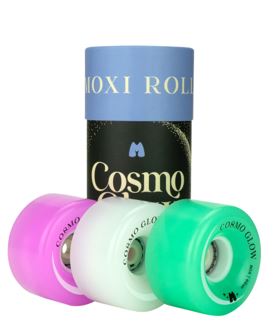 Moxi Cosmo Glow Wheels 62mm 80a 4 Pack