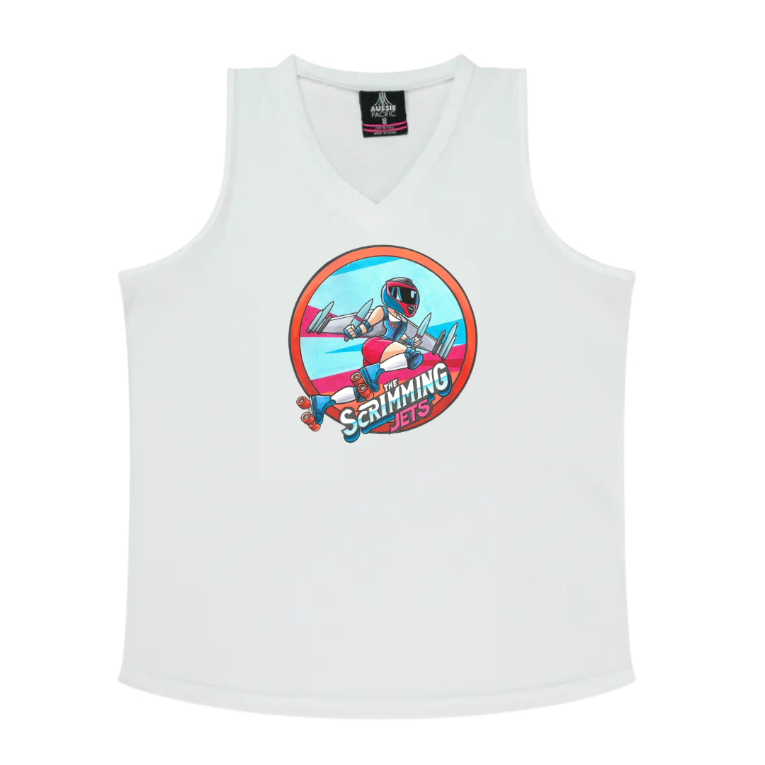 Fitted Kids Sports Singlet