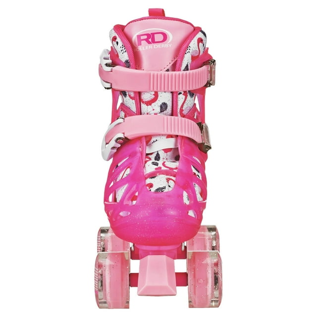 RDS LXT500 Pink Flamingo Adjustable Roller Skates