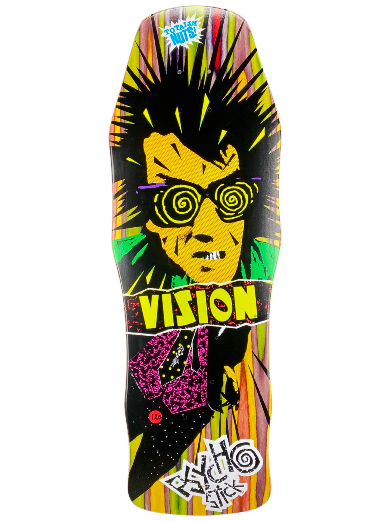 Vision Original Psycho Stick Swirl Limited Deck - 10" x 30"