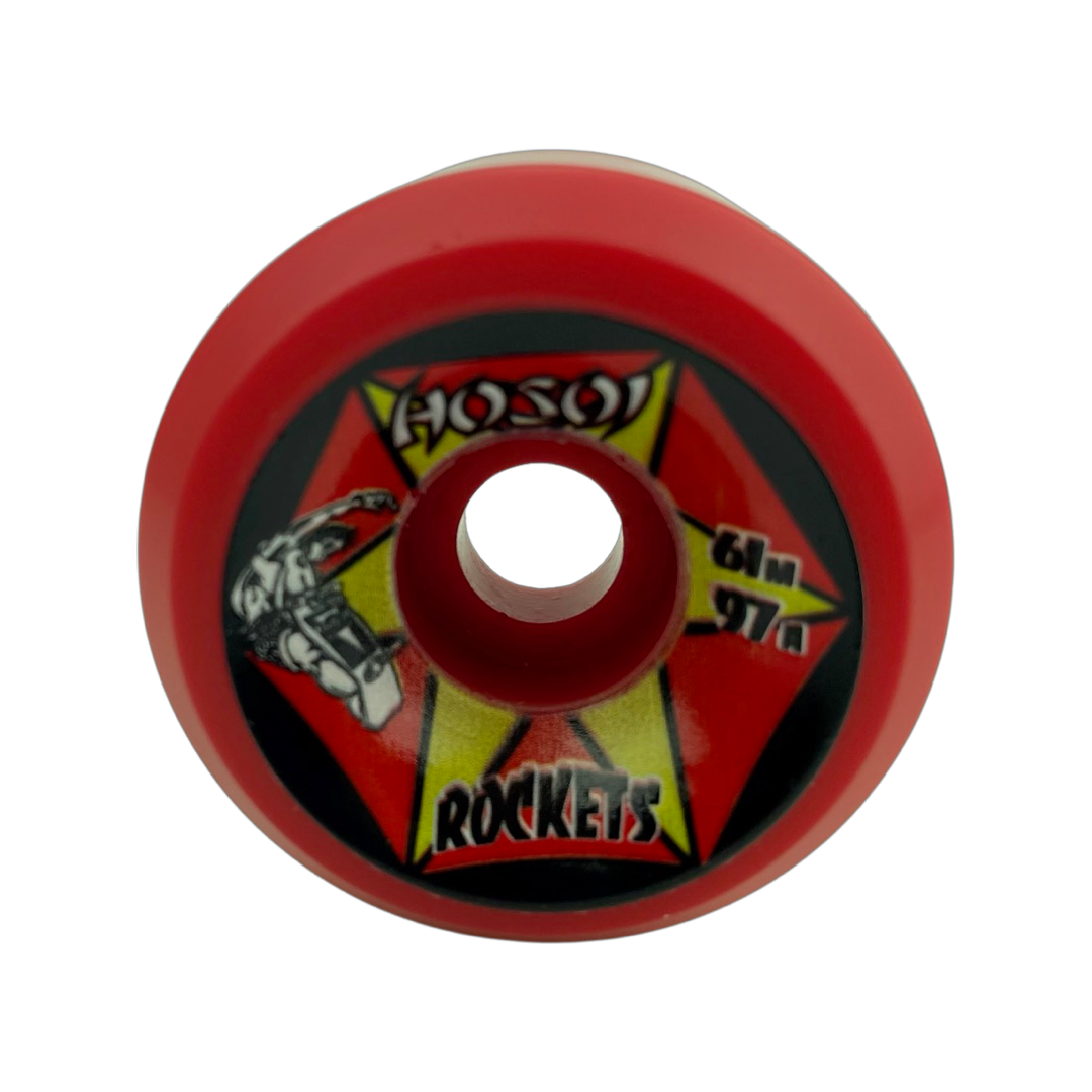 Hosoi Rockets Wheels 61mm 97a – RollerDerbyHeaven