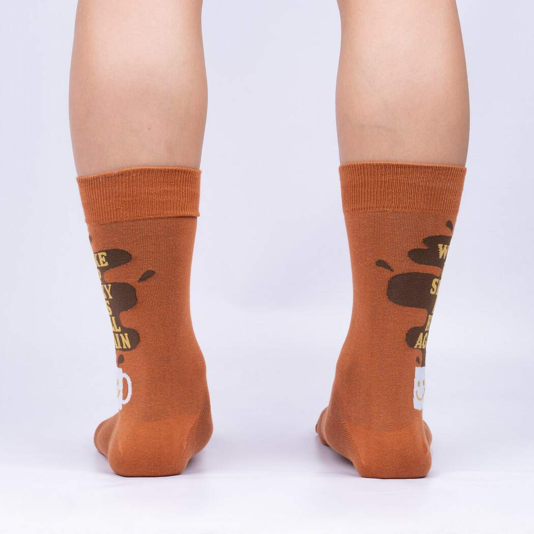 Sock it to Me Woke Up Sexy As H*ll Again Mens Crew Socks