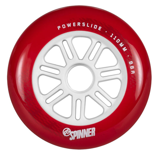 Powerslide Spinner Wheels 110mm 88a Red 3Pack