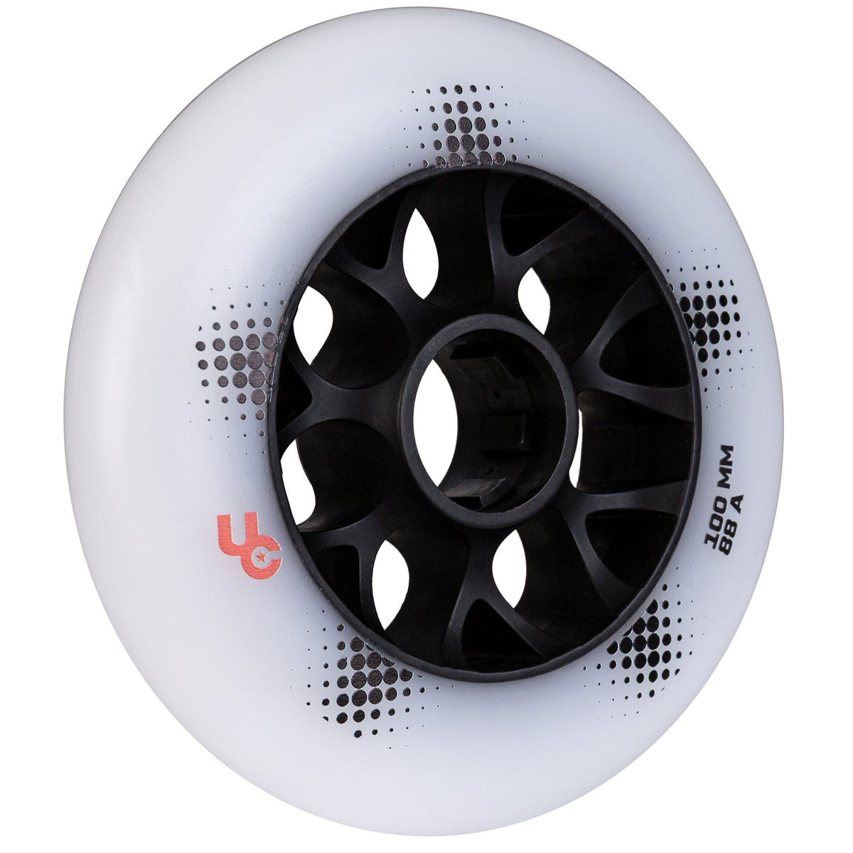 Undercover Team PRO 100/88a White Inline Wheels - 4pack