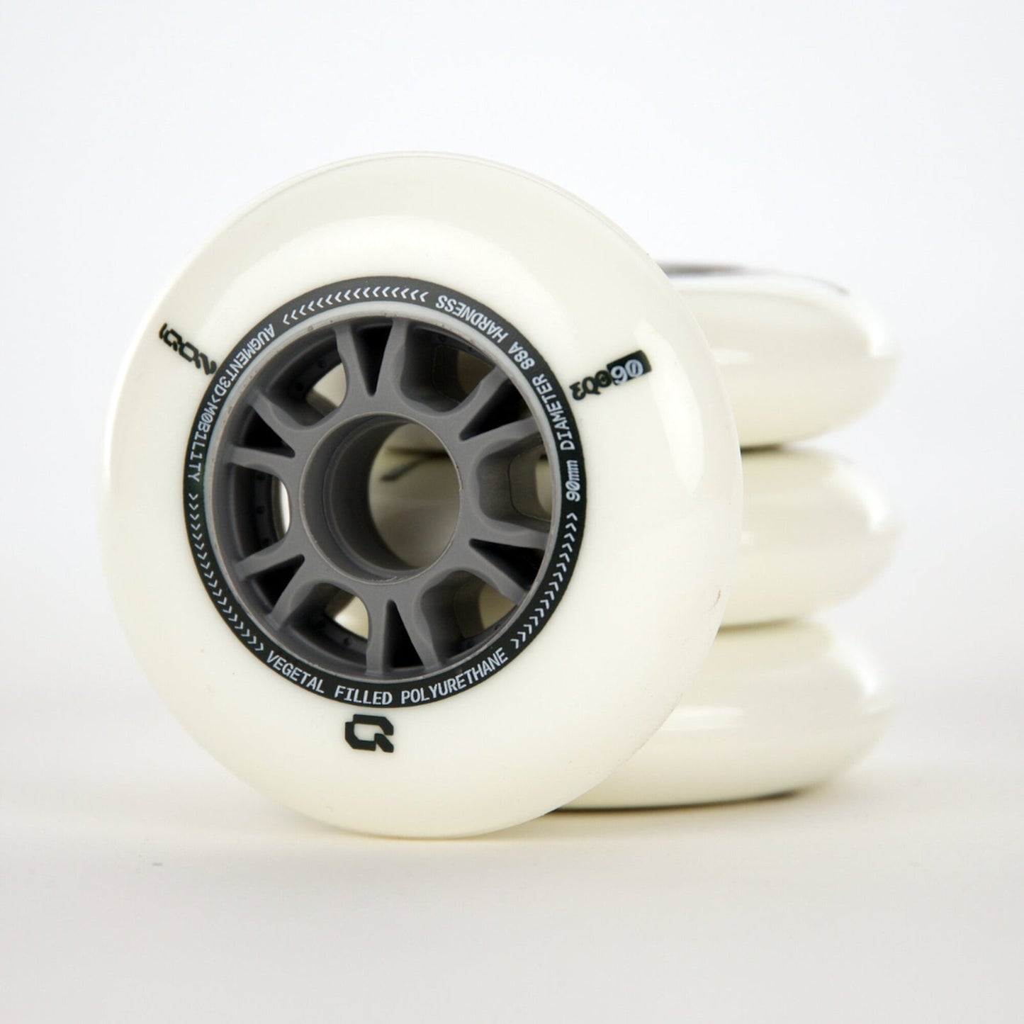 PS IQON EQO Inline wheels 90mm 88a  - 4pack