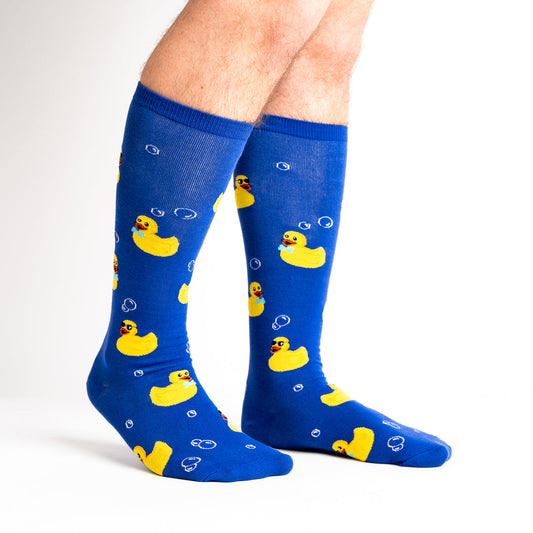 Sock it to Me „Rubber Duckie“ Stretch-Kniestrümpfe