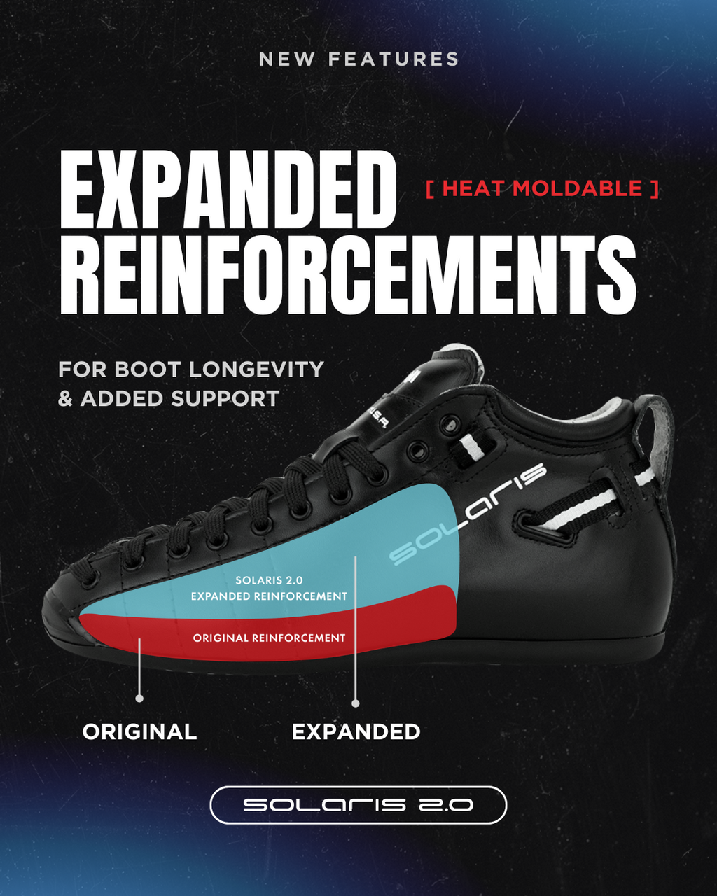 Riedell Solaris 2.0 Skate Platinum (Arius Plate)