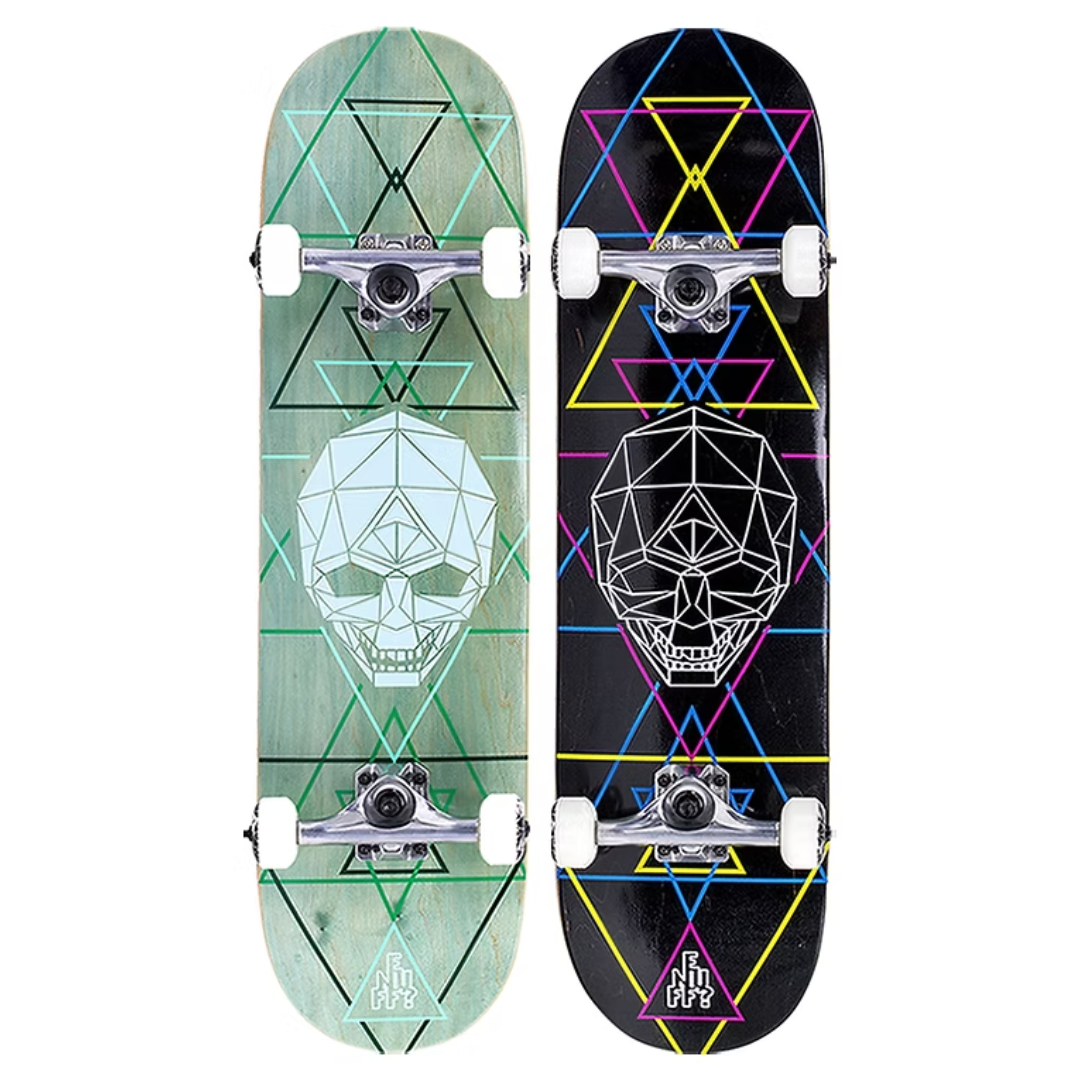 Enuff Geo Skull Skateboard 8" Complete