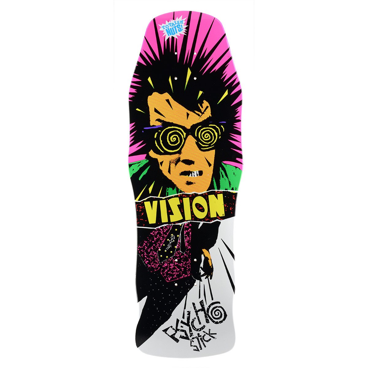 Vision Original Psycho Stick Deck - 10"x30"- White