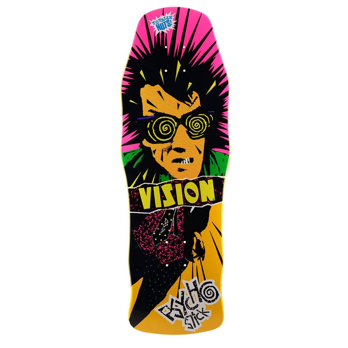 Vision Original Psycho Stick Deck - 10"x30" - Yellow