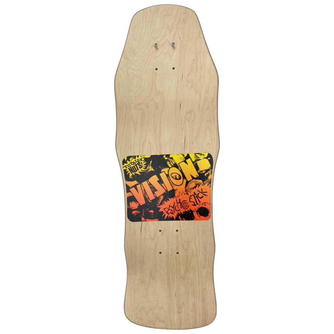 Vision Limited Colourway Gold Foil Psycho Stick Deck - 10"x30"