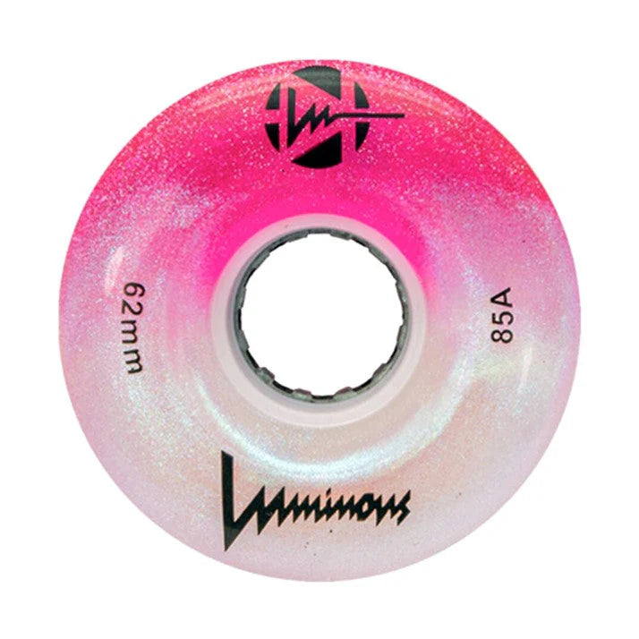 Luminous LED Quad Wheel 62mm 85a 4pack