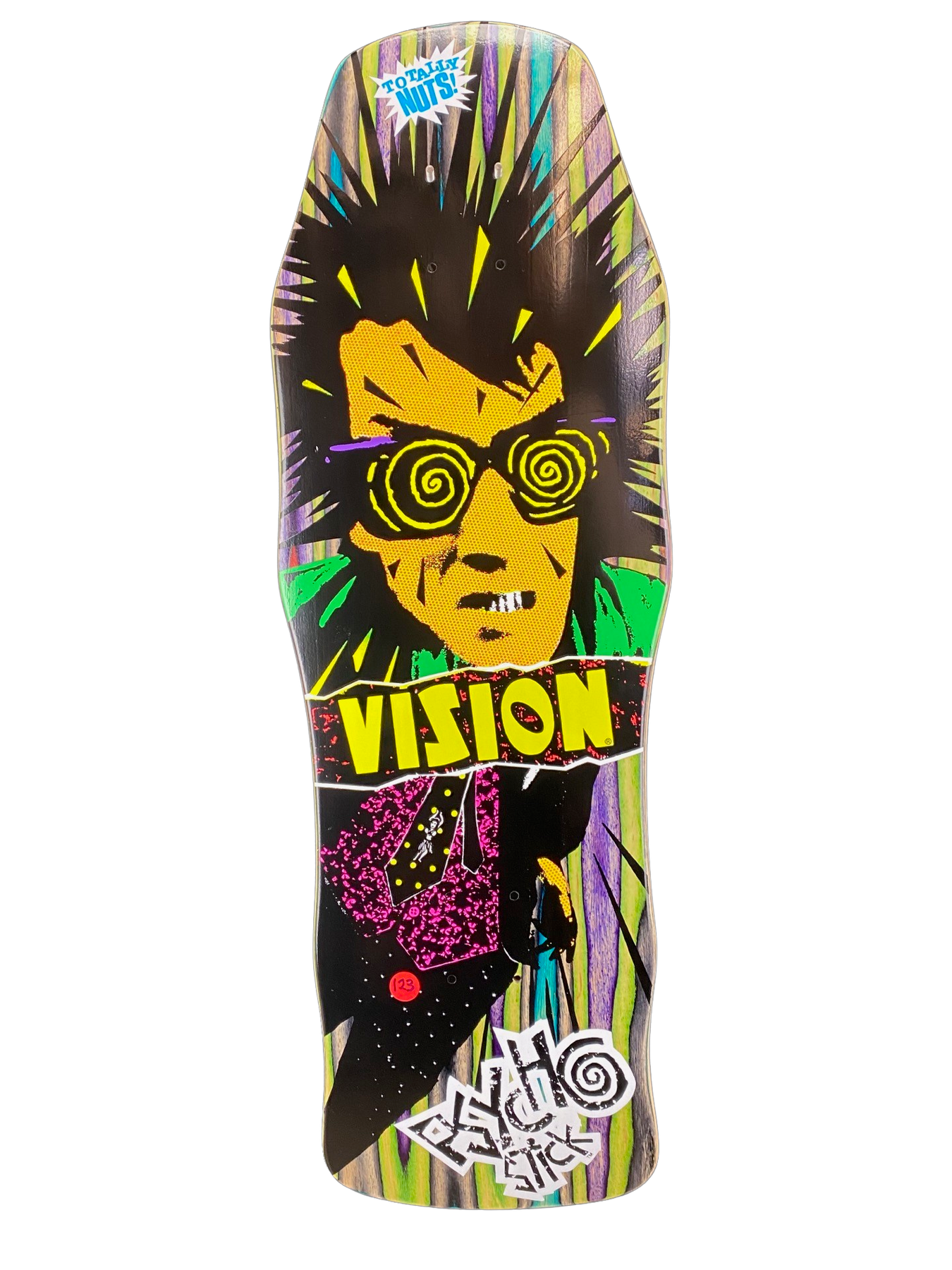 Vision Original Psycho Stick Swirl Limited Deck - 10" x 30"