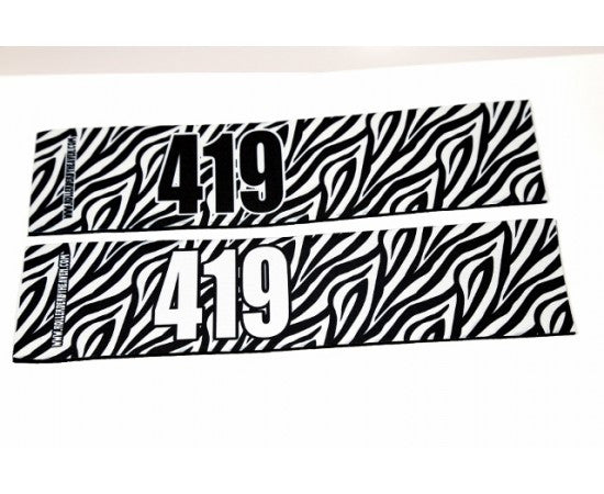 Number Arm Bands Deluxe- Zebra