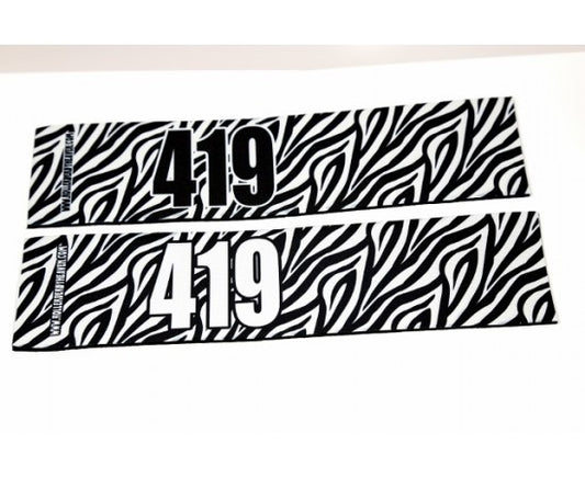 Number Arm Bands Deluxe- Zebra