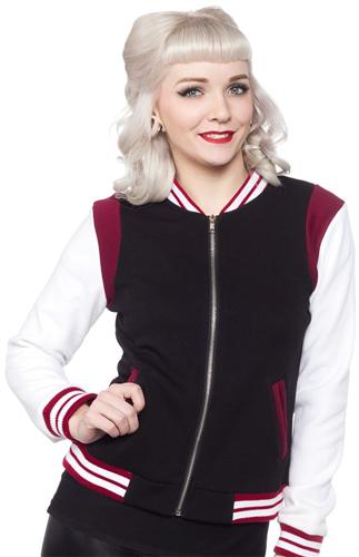 Sourpuss Varsity Omni Black Jacket