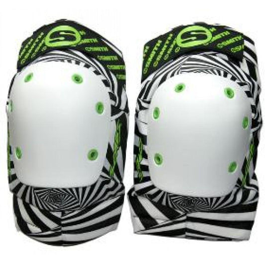 Smith Scabs Knee Pad Hypno Psycho Black and White