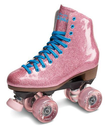 Suregrip Stardust Glitter Pink Roller Skates - US8