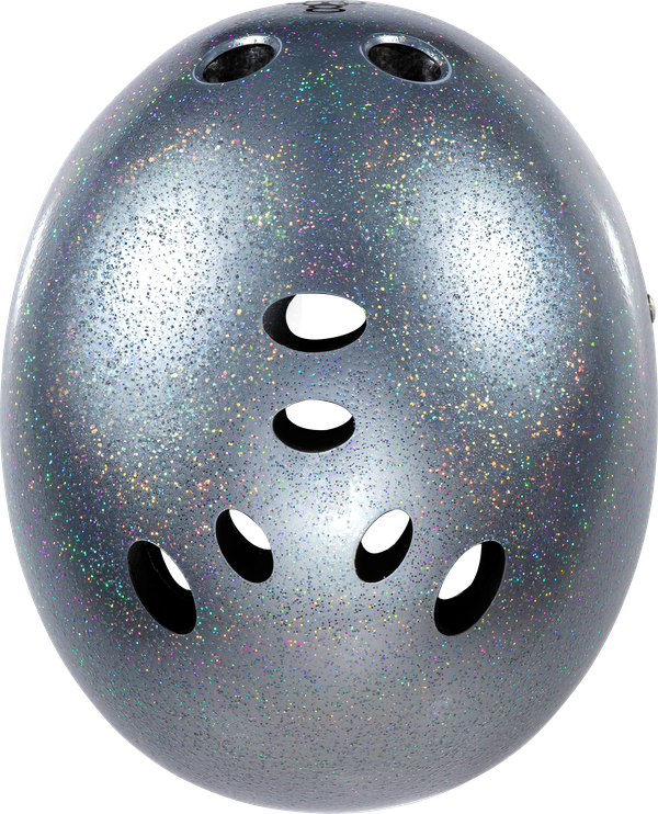 Triple 8 THE Certified Helmet SS Silver Glitter